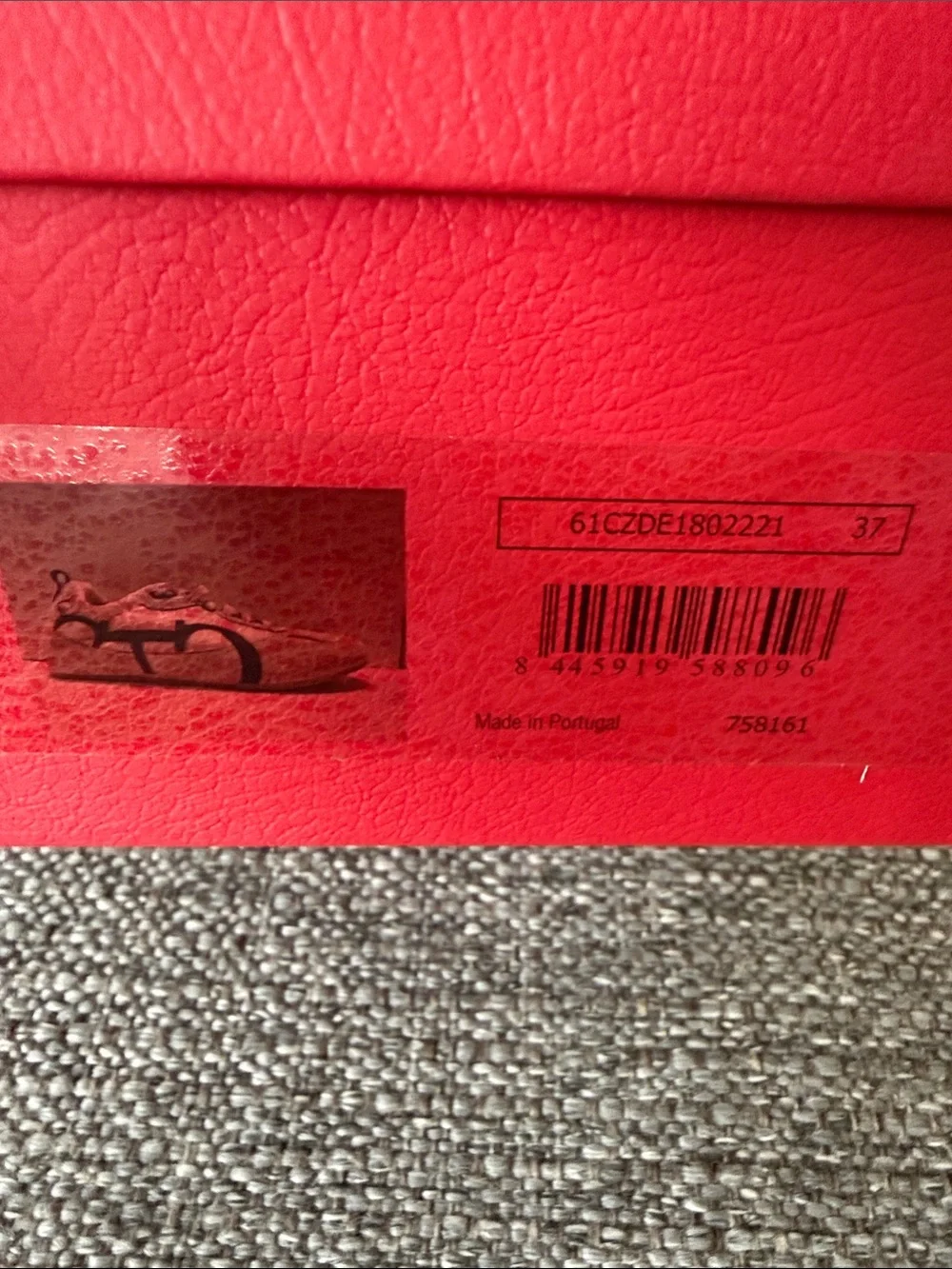 Carolina Herrera INITIALS INSIGNIA SUEDE AND NYLON RUNNERS size 37 women’s
